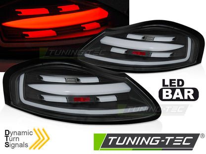 FARI FANALI POSTERIORI A BARRA LED BLACK SEQ per PORSCHE BOXSTER 986 96-0