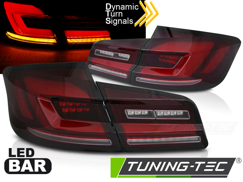 Coppia fari fanali posteriori Led per BMW Serie 5 F10 2010 2017 fumè