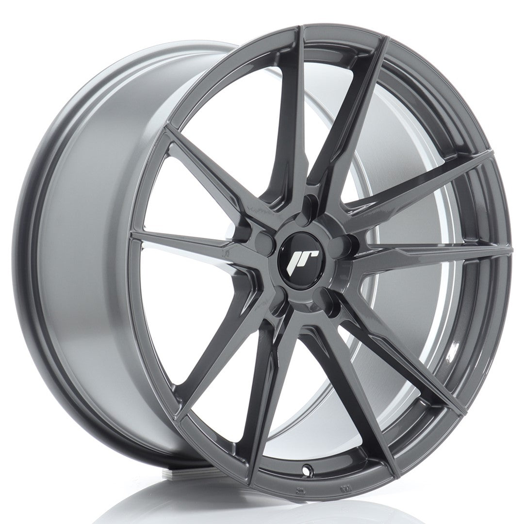 Japan Racing JR-21 Extreme Concave 20x9.5" (5 hole custom PCD) ET22-40, Hyper Gray