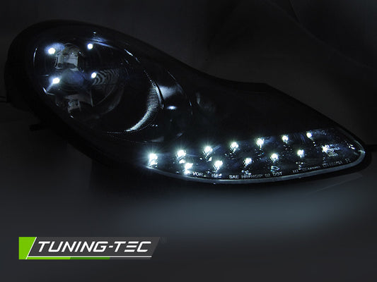 FARI ANTERIORI CON LED PORSCHE BOXTER / 911 996 dal 1996 al 2004