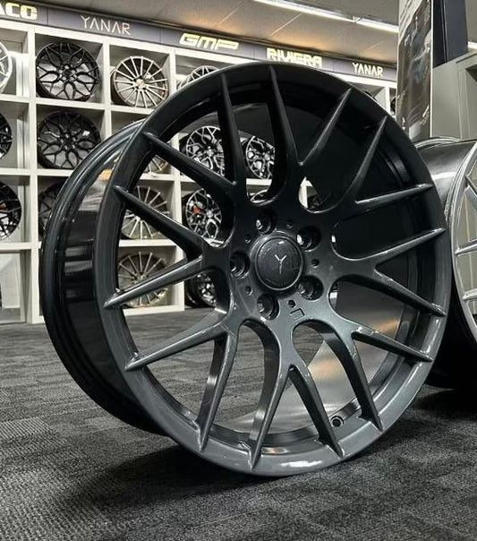 4 cerchi in lega bmw YNL359M 19 5x120 9jet33 10jet37