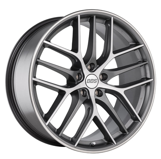 BBS CC-R 20x9" 5x114.3 ET32, Dark Grey / Machined