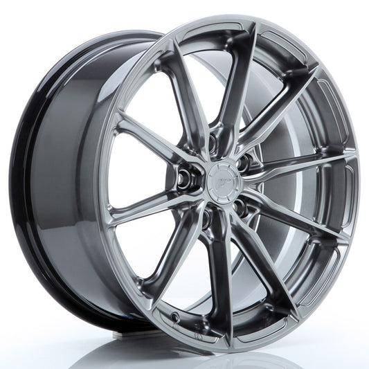 Japan Racing JR-37 17x8" (5 hole custom PCD) ET20-40, Hyper Black