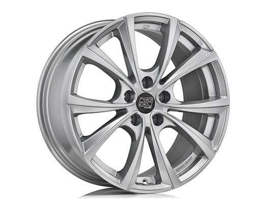 MSW 27T 19x9.5" 5x114.3 ET45, Full Silver