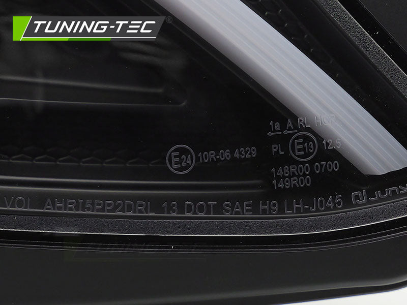 COPPIA FARI FANALI ANTERIORI TUBELIGHT LED NERO MERCEDES W205 2014 - 2018