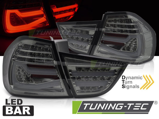 Fari FANALI posteriori CROMATI LED dinamici per BMW 3 E90 LCI 2009-2011