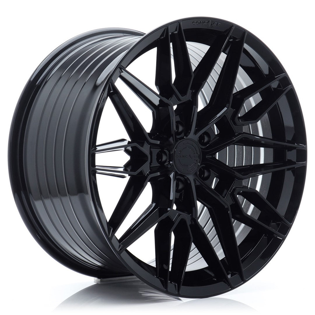 Concaver CVR6 20x8.5" (5 hole custom PCD) ET20-45, Platinum Black