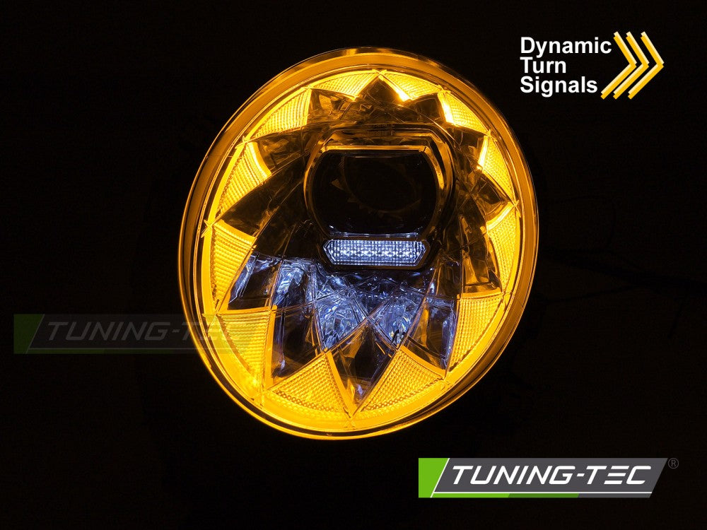 FARI ANTERIORI LED DINAMICI CROMO PER MINI COOPER F54 F55 F56 14-21