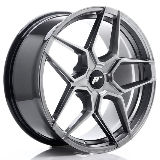 Japan Racing JR-34 19x8.5" (5 hole custom PCD) ET20-40, Hyper Black