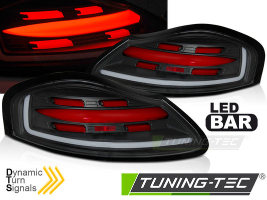 FARI FANALI POSTERIORI LED BAR TAIL LIGHTS BLACK SEQ PORSCHE BOXSTER 986