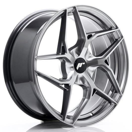 Japan Racing JR-35 19x8.5" (5 hole custom PCD) ET20-45, Hyper Black