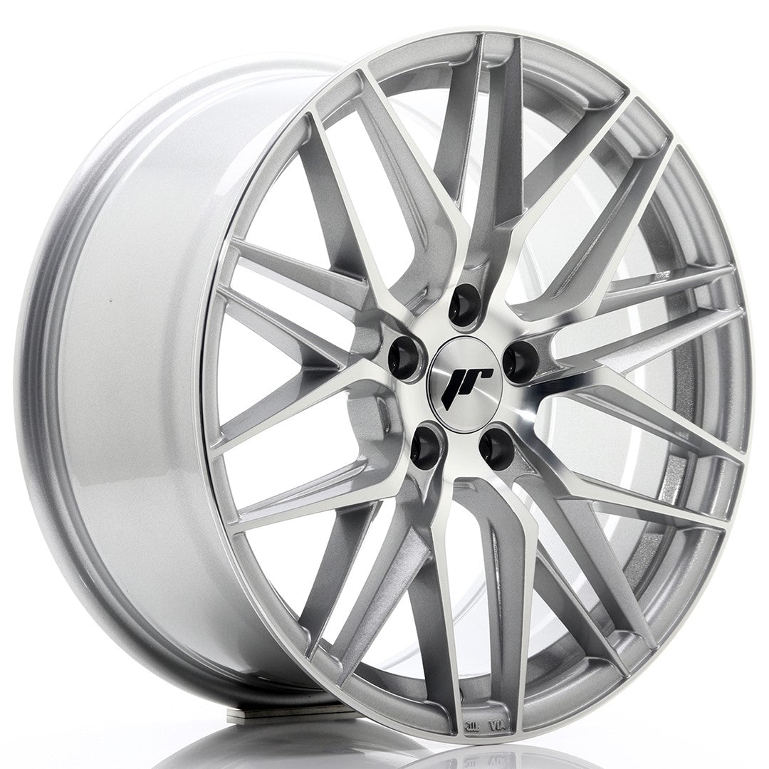 Japan Racing JR-28 18x8.5" 5x120 ET40, Silver / Machined