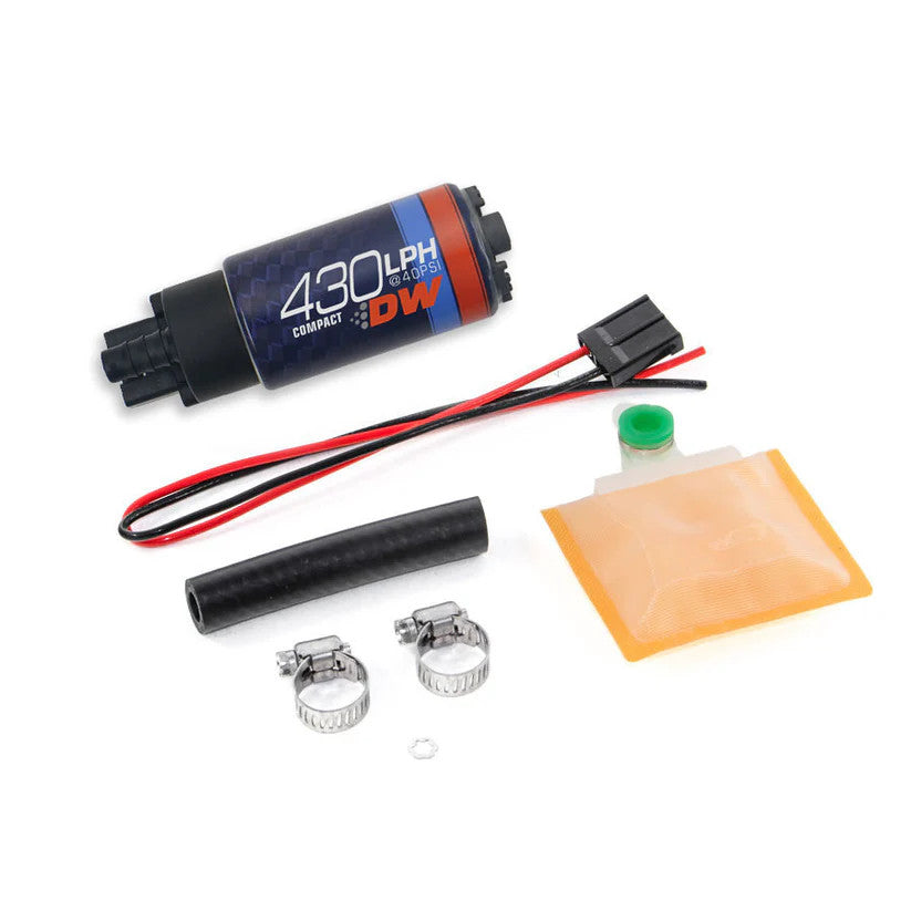 Deatschwerks DW430C 430 L/h E85 Fuel Pump, Universal Install Kit