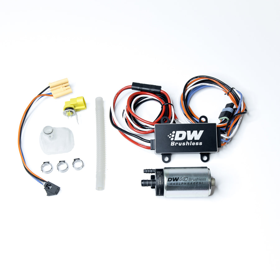 Deatschwerks DW440 440 L/h E85 Fuel Pump with C102 Controller for Mazda RX-8 & Nissan 370Z