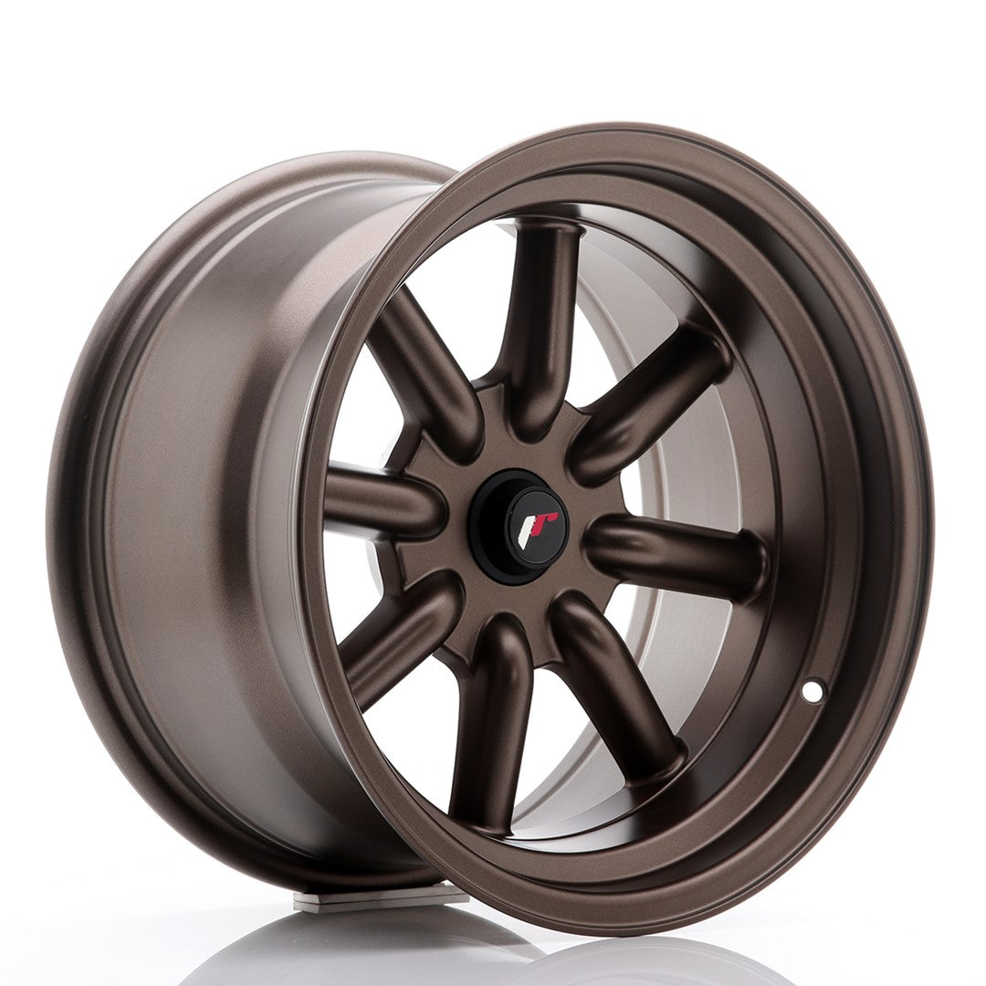 Japan Racing JR-19 16x9" (4 & 5 hole custom PCD) ET-25, Bronze