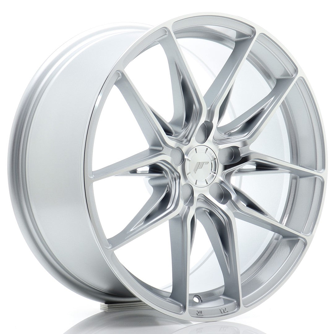 Japan Racing JR-44 18x8" (5 hole custom PCD) ET20-42, Machined Silver