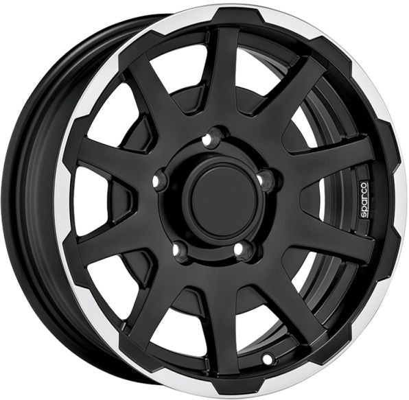Sparco Dakar 16x5.5" 5x139.7 ET5, Flat Black