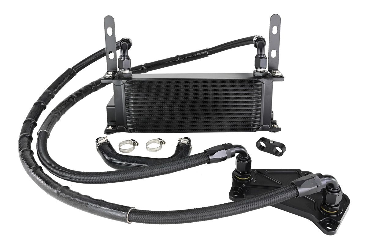 Kit radiatore olio VW GOLF Audi A3 8P 8V, Audi TT 8J 8S VW Golf V, VI, VII GTI R, VW Jetta, VW Passat B6 B7 B8, VW Scirocco, VW Tiguan I 2.0 TSI TDI