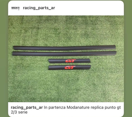 Modanature Fascioni Laterali Non Originali Fiat Punto Gt 3 Serie Fedeli