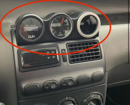 Porta Manometro A 3 Fori Fiat Punto Gt Turbo