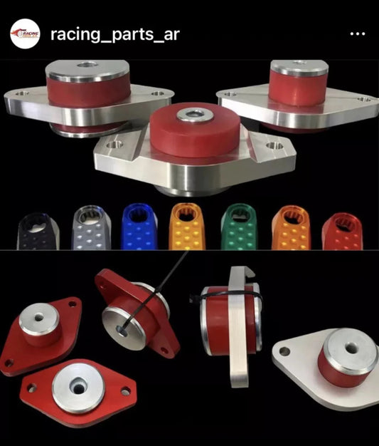 3 Supporti Motore Ergal Rinforzati Fiat Uno Turbo I.e.