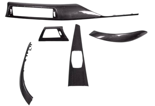 Kit modanature cruscotto e maniglie sportelli carbonio Bmw F30 F32 coupè