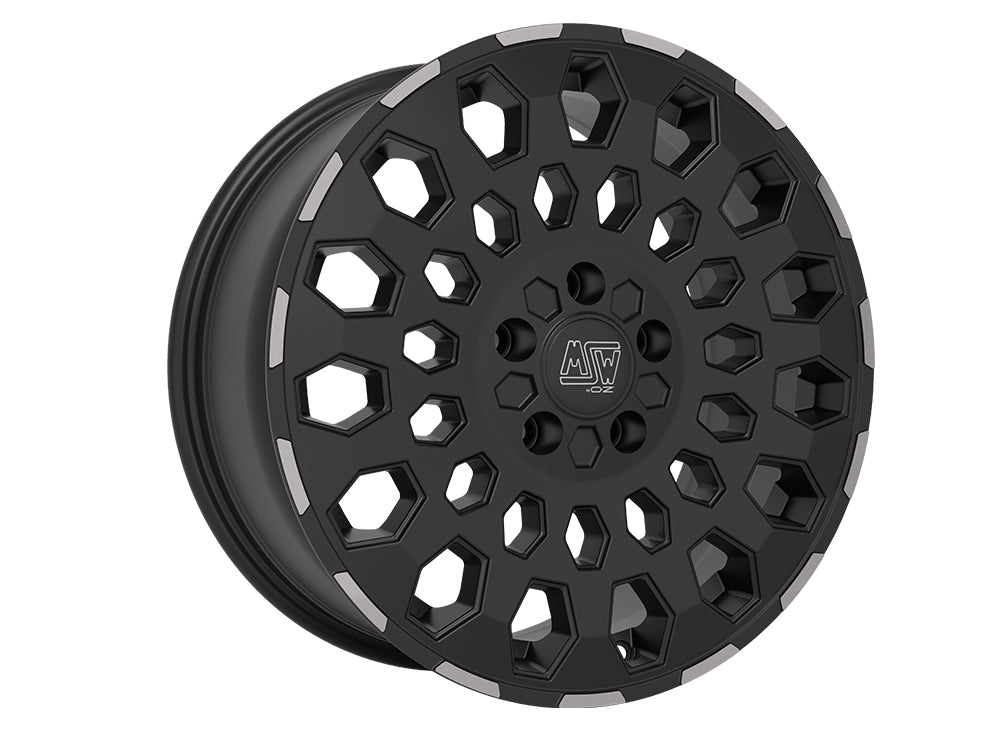 MSW 99 Van 17x8" 5x108 ET45, Matt Black Lip Polished