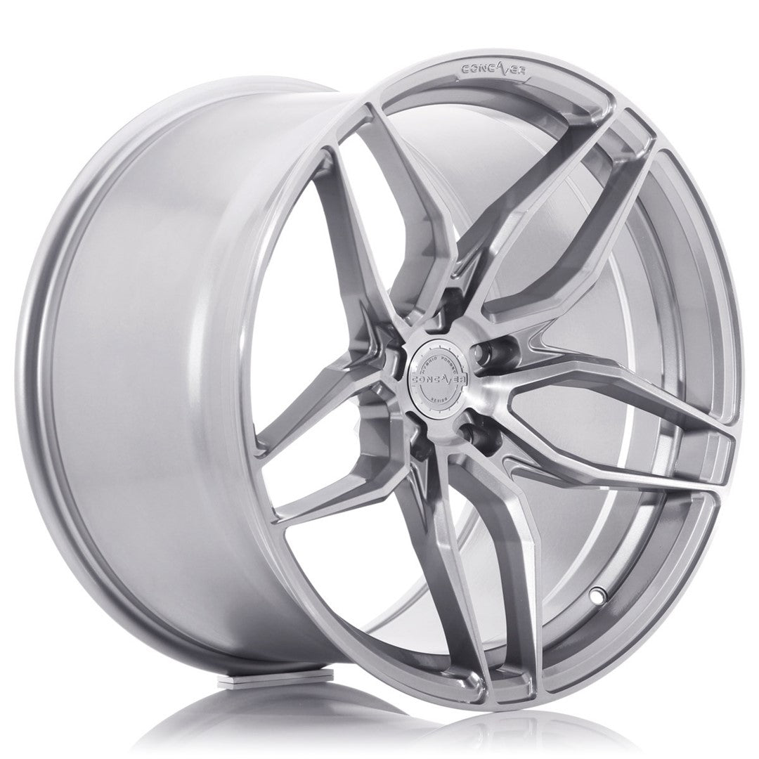 Concaver CVR3 21x9.5" (5 hole custom PCD) ET0-35, Brushed Titanium