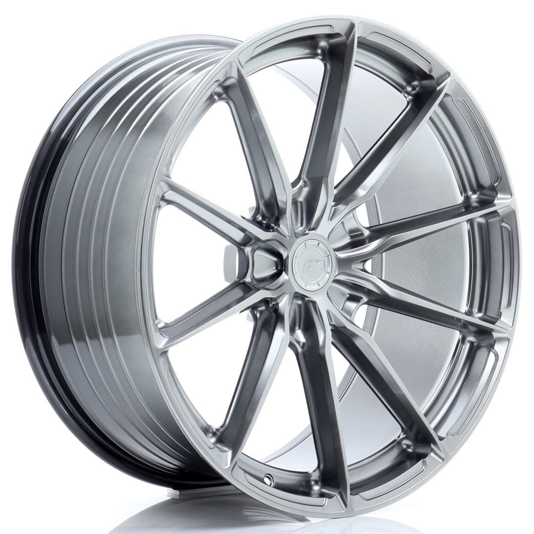 Japan Racing JR-37 Extreme Concave 21x11.5" (5 hole custom PCD) ET17-60, Hyper Black
