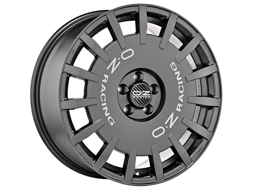 OZ Rally Racing 17x7" 4x100 ET45, Dark Graphite