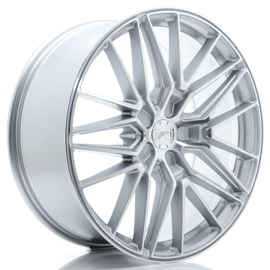 Japan Racing JR-38 21x9" (5 hole custom PCD) ET10-52, Machined Silver