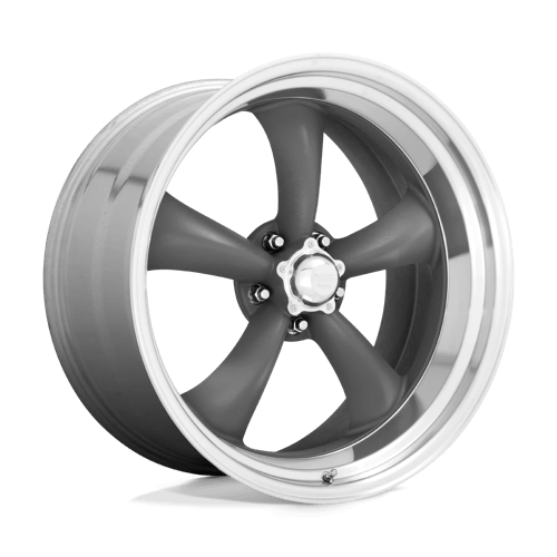 American Racing Vintage VN215 Classic Torq Thrust II 20x10" 5x127 ET06, Anthracite, Machined Lip