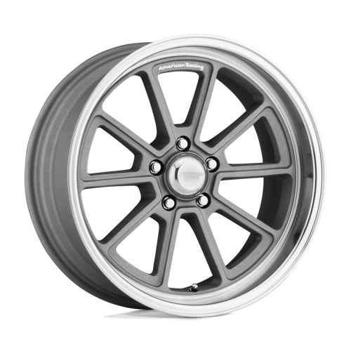 American Racing Vintage VN510 Draft 20x10" 5x120.65 ET06, Vintage Silver, Diamond Cut Lip
