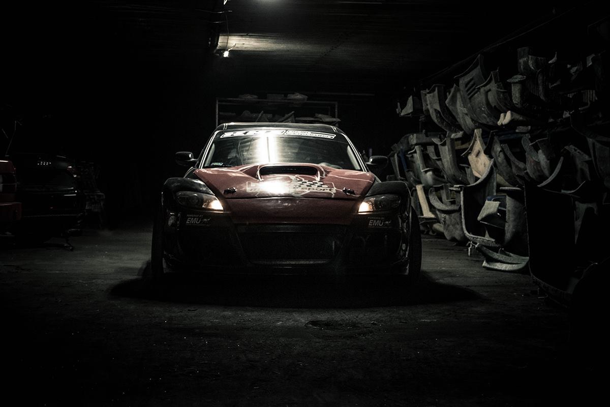 FRP Vented Bonnet for Mazda RX-8