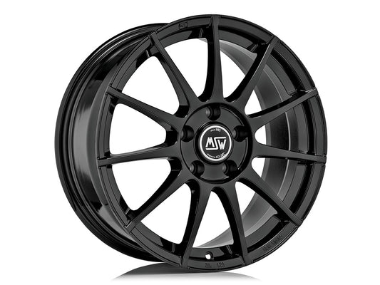 MSW 85 17x7" 4x100 ET37, Gloss Black