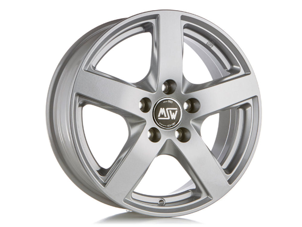 MSW 55 Van 17x7" 5x112 ET51, Full Silver