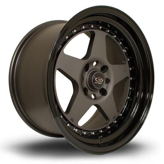 Rota Kyusha 17x9" 5x120 ET20, Gunmetal, Black Lip