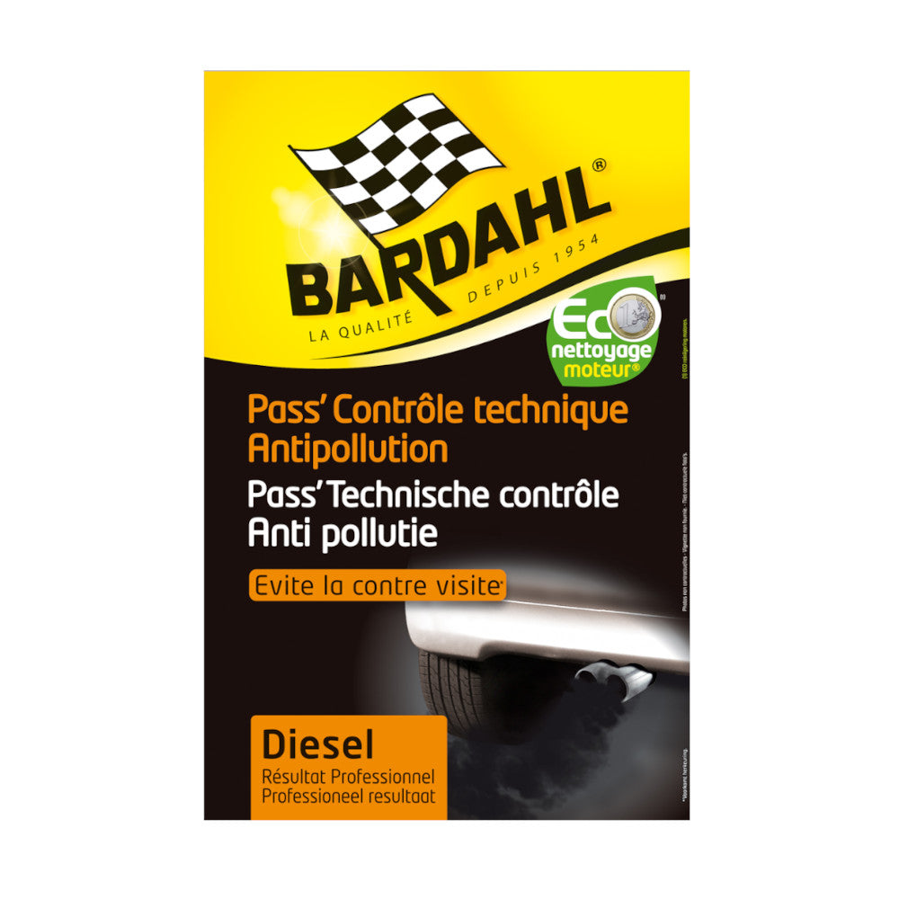 Bardahl Vehicle Safety Inspection Diesel Engine Kit (Injector Cleaner 500 ml + Stop Smoke 300 ml)