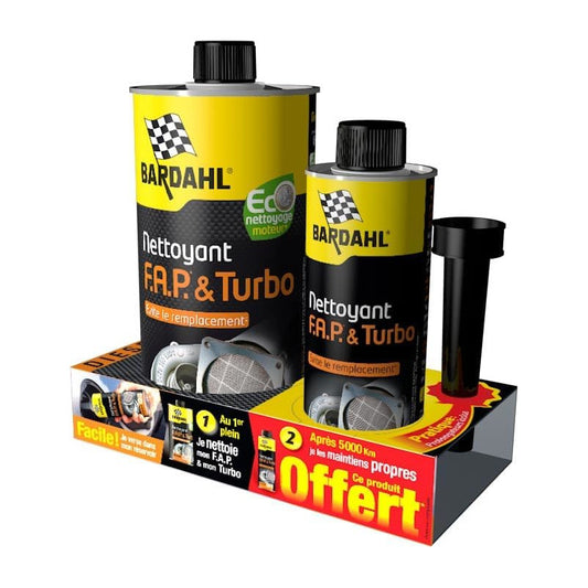 Bardahl Diesel Particulate Filter & Turbo Cleaner Pack (1L + 300 ml Free)