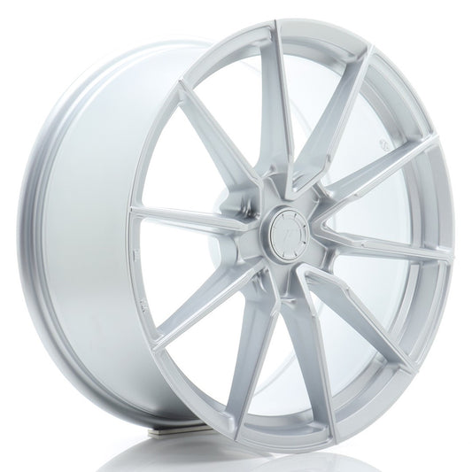 Japan Racing SL-02 Super Light 19x8" (5 hole custom PCD) ET20-40, Machined Silver