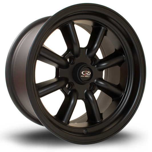 Rota RKR 15x8" 4x108 ET0, Flat Black