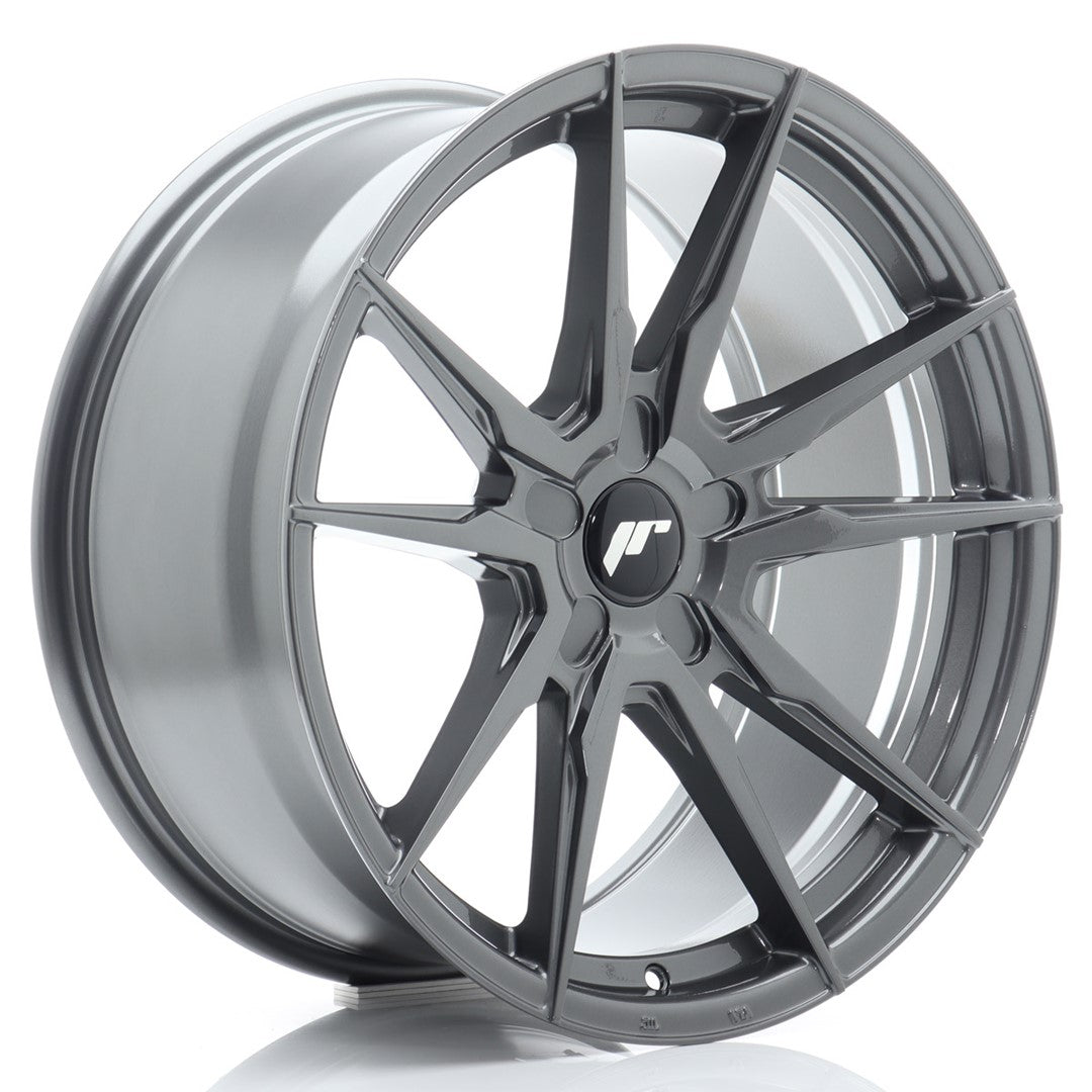 Japan Racing JR-21 Extreme Concave 19x9.5" (5 hole custom PCD) ET20-45, Hyper Gray