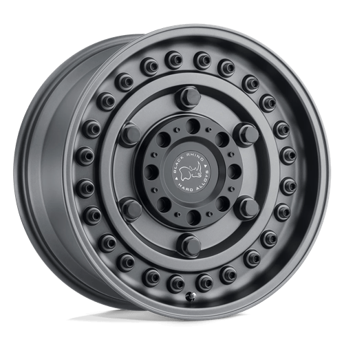Black Rhino Armory 16x8" 6x130 ET38, Gun Black