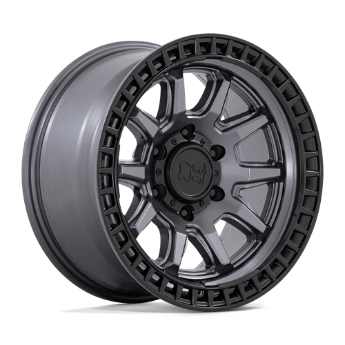 Black Rhino Calico 17x8.5 5x114.3 ET34, Flat Gunmetal, Black Lip