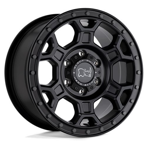 Black Rhino Midhill 17x8 6x130 ET38, Flat Black