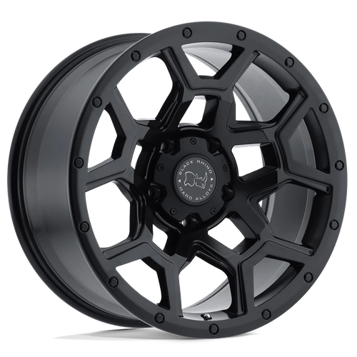 Black Rhino Overland 17x9.5" 5x127 ET-18, Flat Black