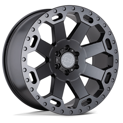 Black Rhino Warlord 17x9" 8x165.1 ET12, Flat Gunmetal