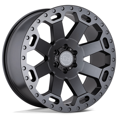 Black Rhino Warlord 18x9 6x139.7 ET12, Flat Gunmetal