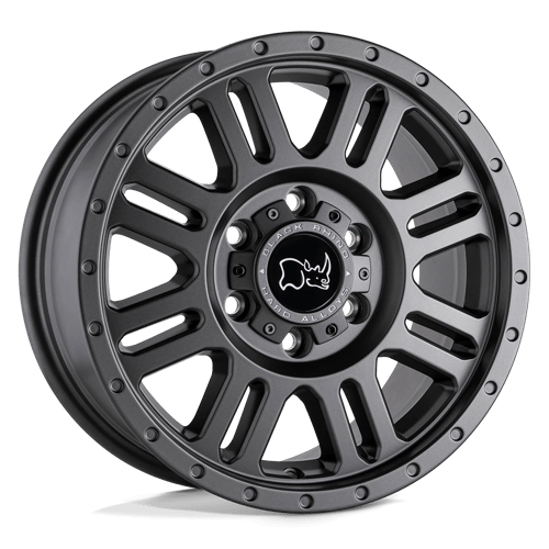 Black Rhino Yellowstone 17x8 5x130 ET45, Flat Gunmetal