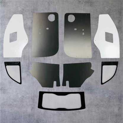 Kit vetri policarbonato e pannelli pista alleggeriti Abarth 500/595/695